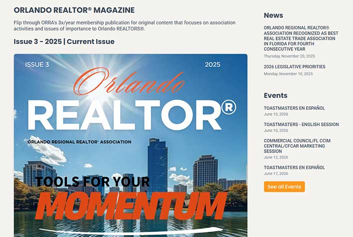 Digital magazine screenshot