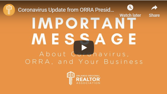Coronavirus Update from ORRA President April 6, 2020