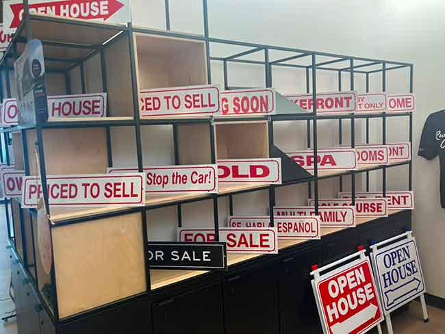 Multiple Real Estate Signs